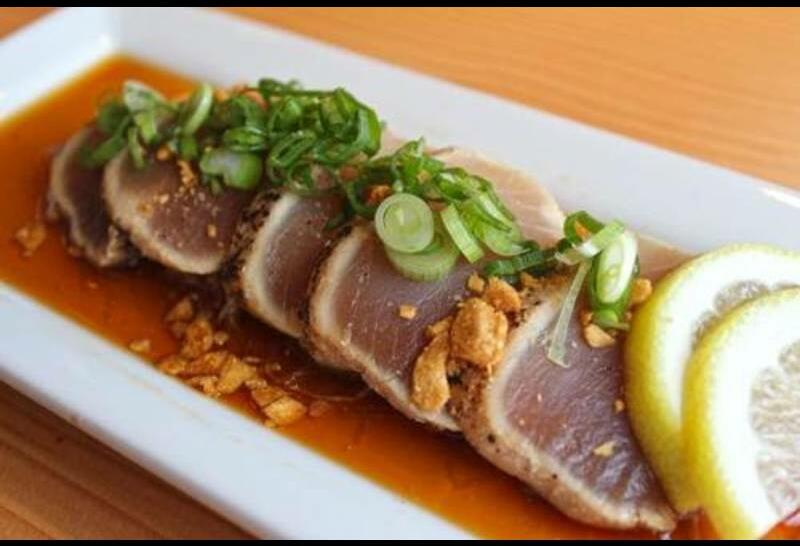 Seared Albacore Sashimi
