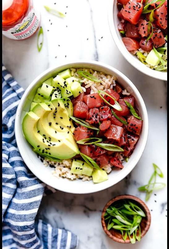 Ahi Seared Tuna Poki Bowl