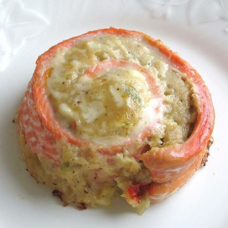 Baked Salmon Roll
