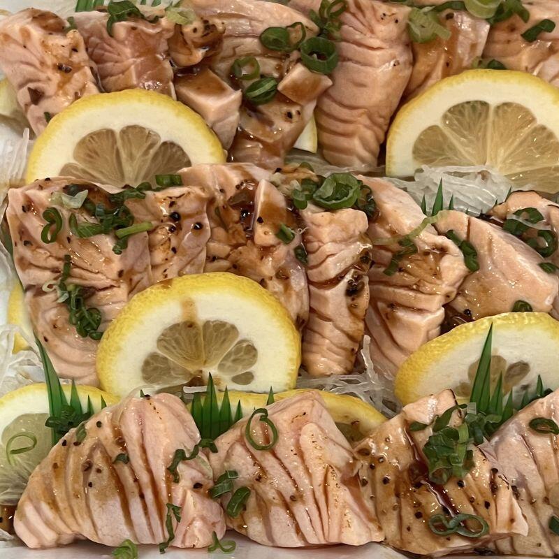 Seared Salmon Sashimi