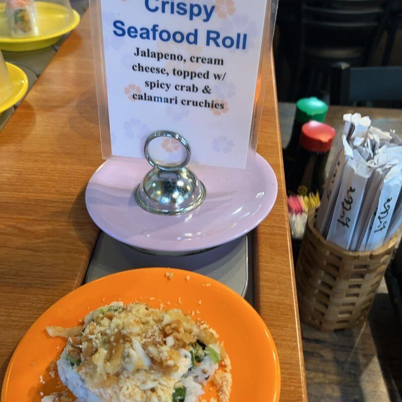Crispy seafood roll